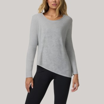 Round neck casual women's long-sleeved base layer