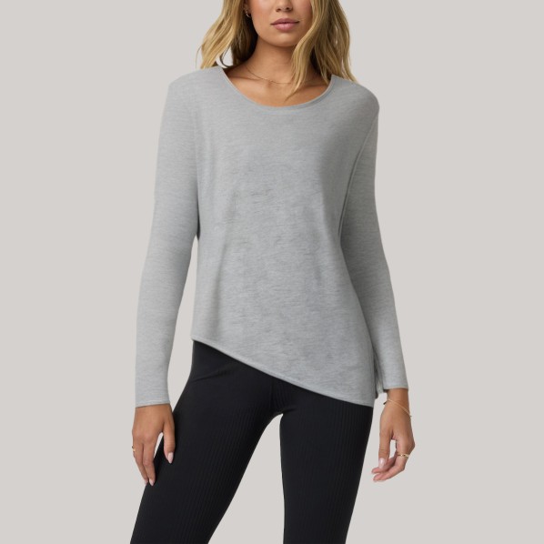 Round neck casual women's long-sleeved base layer