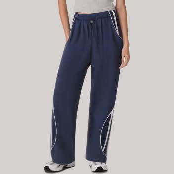 Outdoor elastic waist loose fit women's sports pants