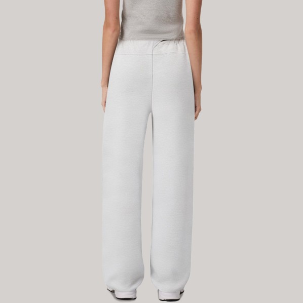 Autumn gray elastic waist women's jogger pants