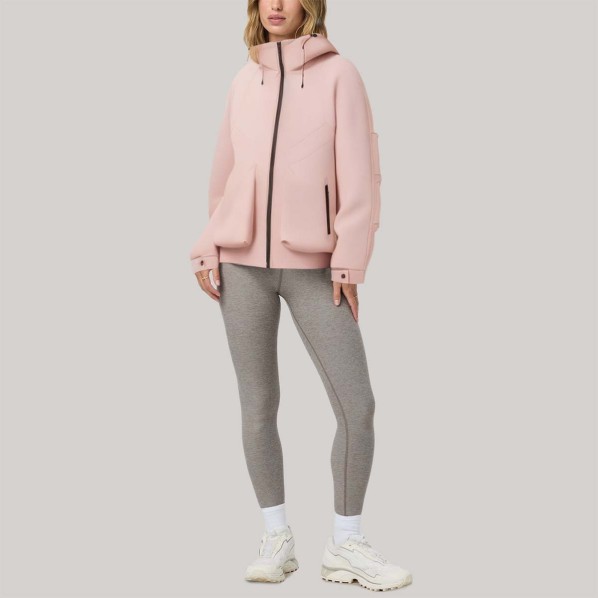 Lightweight outdoor hooded women's windbreaker