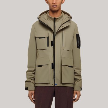Warm and waterproof men's hunting jacket