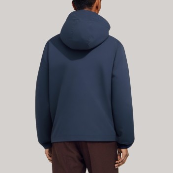 Waterproof and comfortable hooded men's windbreaker