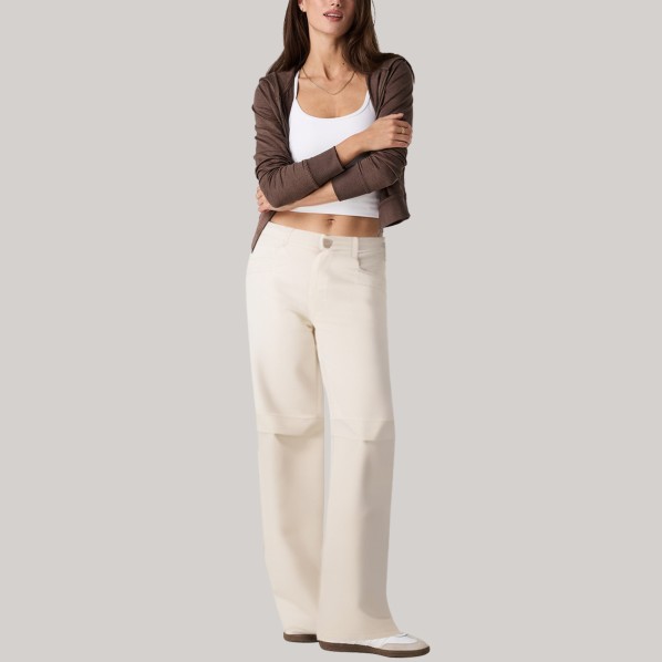 Lightweight straight-leg women's windproof pants